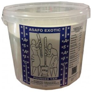 ASAFO POUNDED YAM<br> BUCKET 4KG