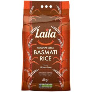 LAILA GOLDEN SELLA BASMATI RICE 5KG