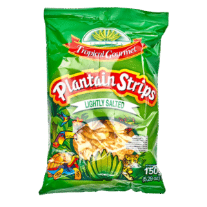 TROPICAL GOURMET SALTED PLANTAIN CHIPS LONG CUT
